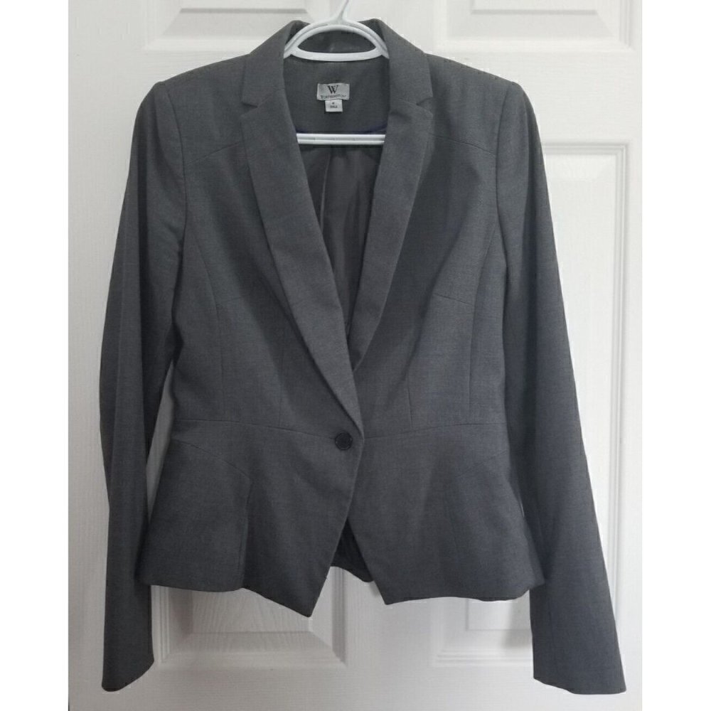 Worthington Gray Blazer Size 6 Flared